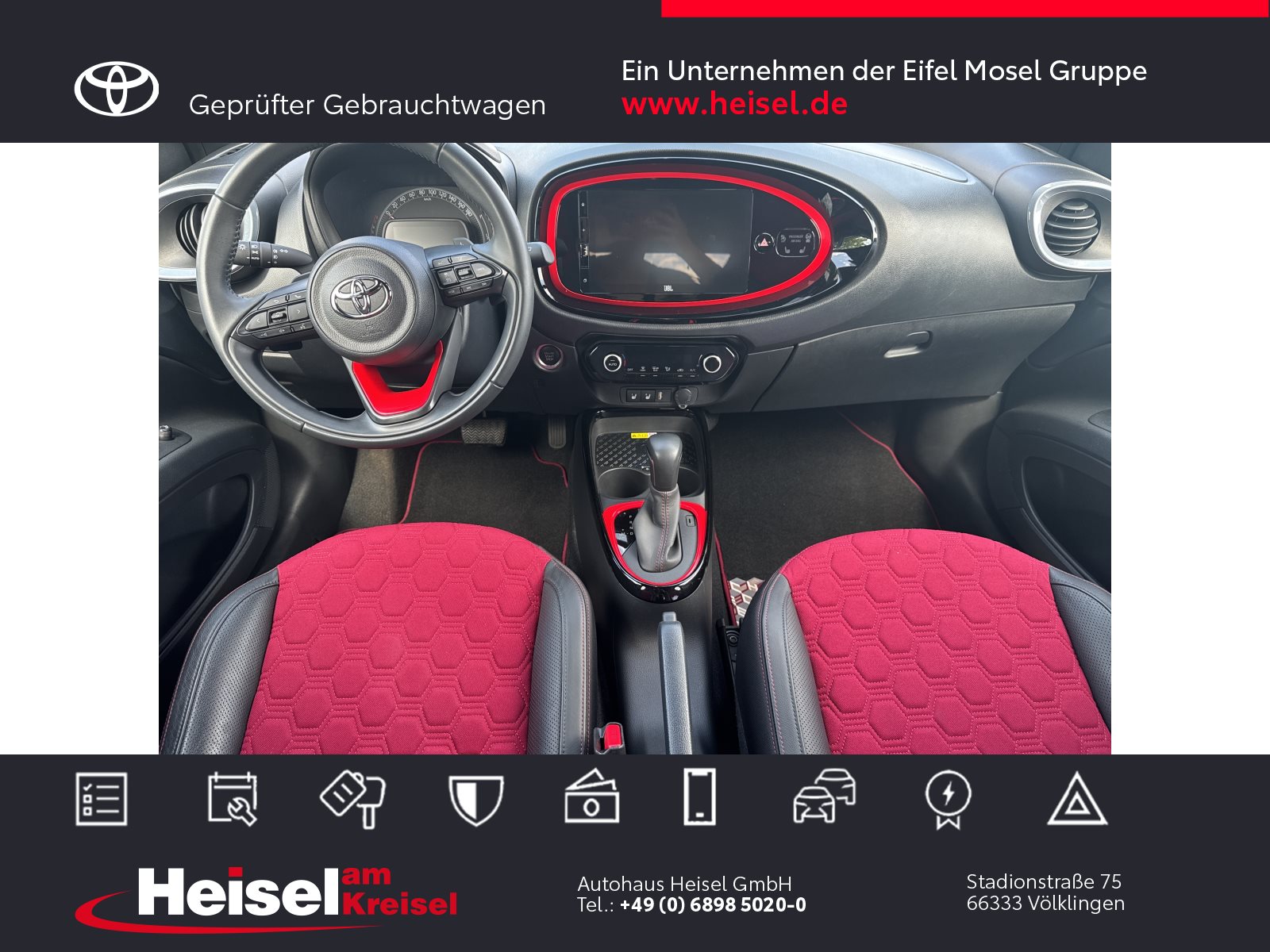 Foto 1 - Toyota Aygo X Undercover Automatik -- Standort Völklingen --, Celestite Grey (1K3)/ Grey Metallic (1G3)
