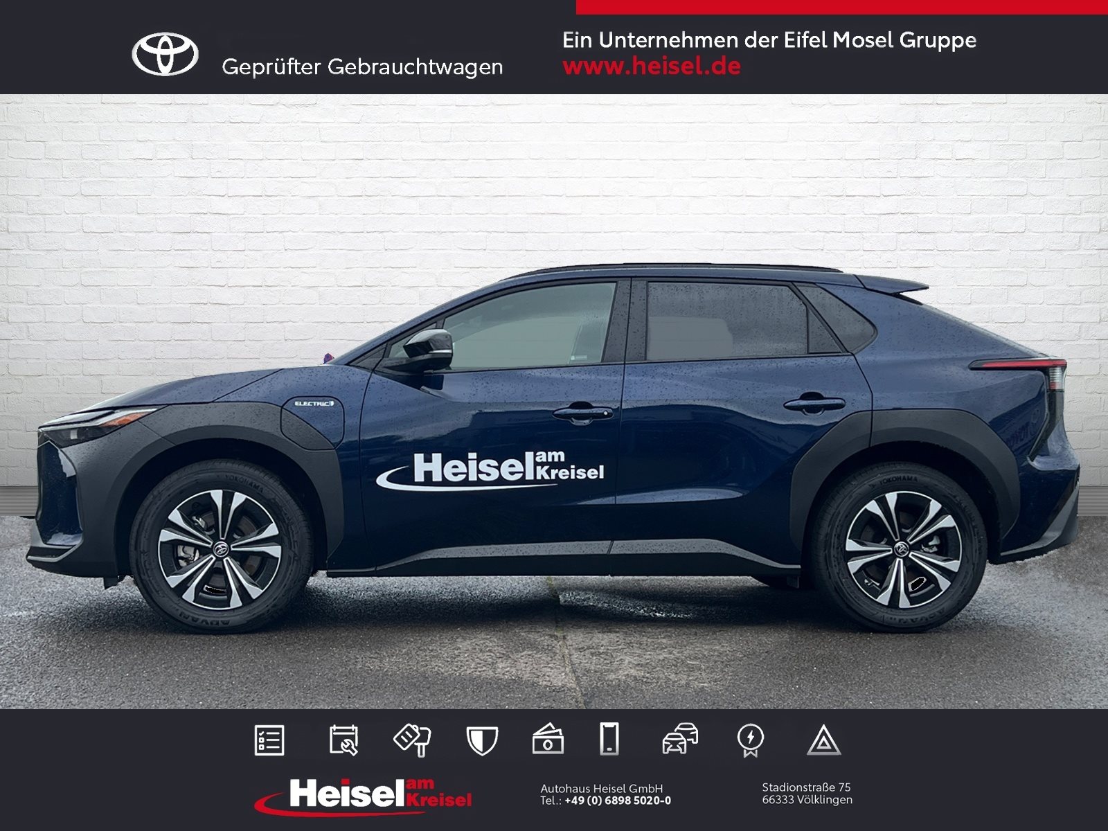 Foto 1 - bZ4X FWD --- Standort Völklingen ---, regentblau mica