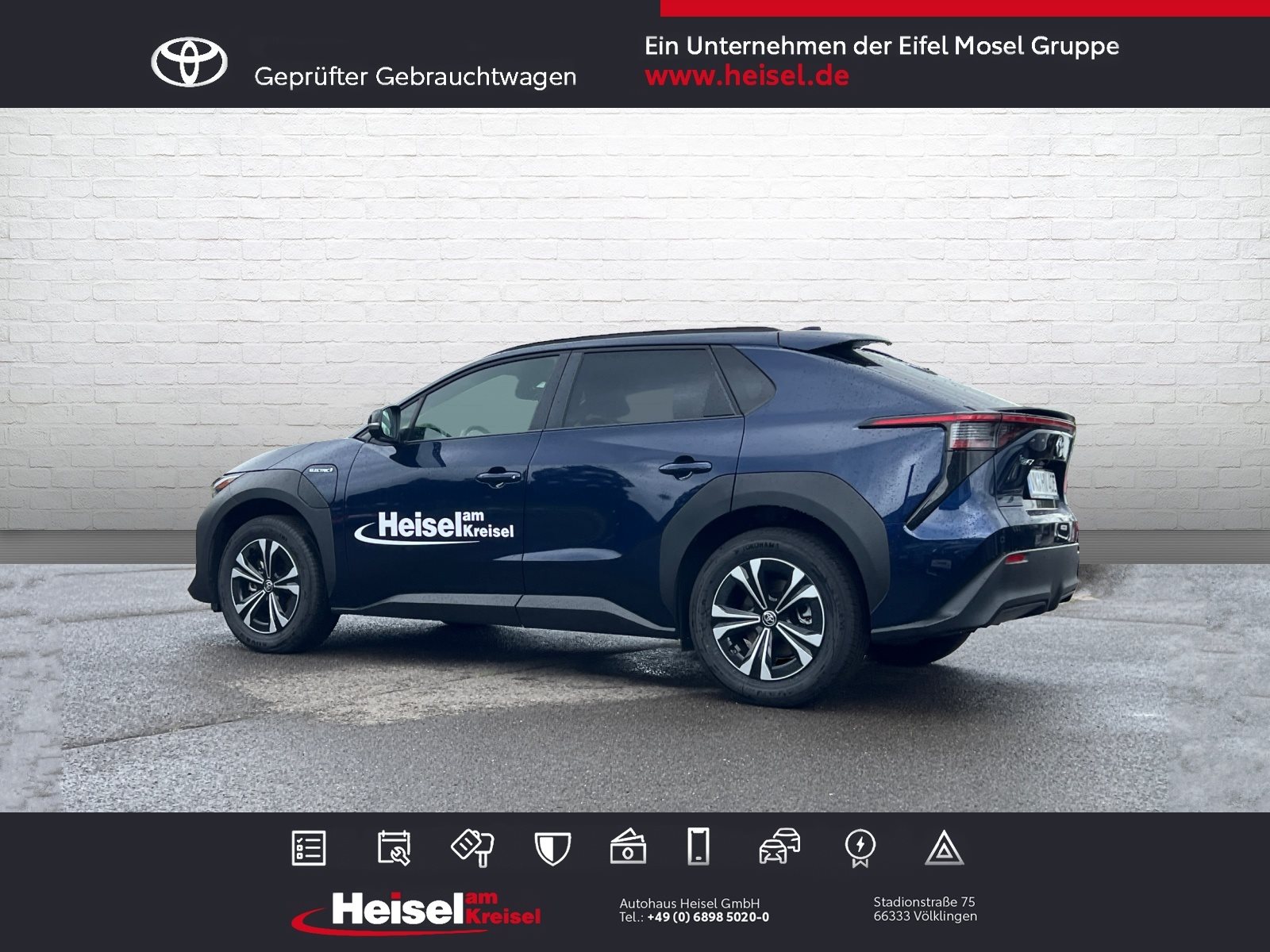 Foto 1 - bZ4X FWD --- Standort Völklingen ---, regentblau mica