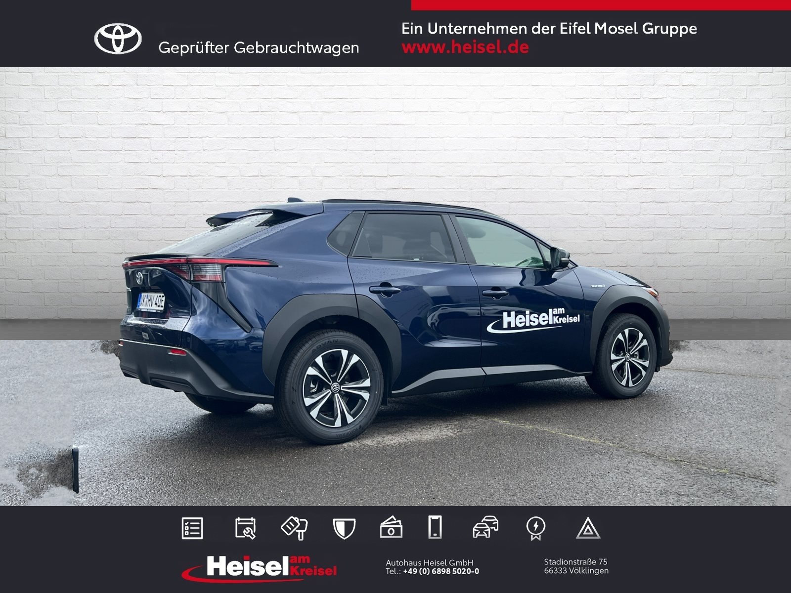 Foto 1 - bZ4X FWD --- Standort Völklingen ---, regentblau mica