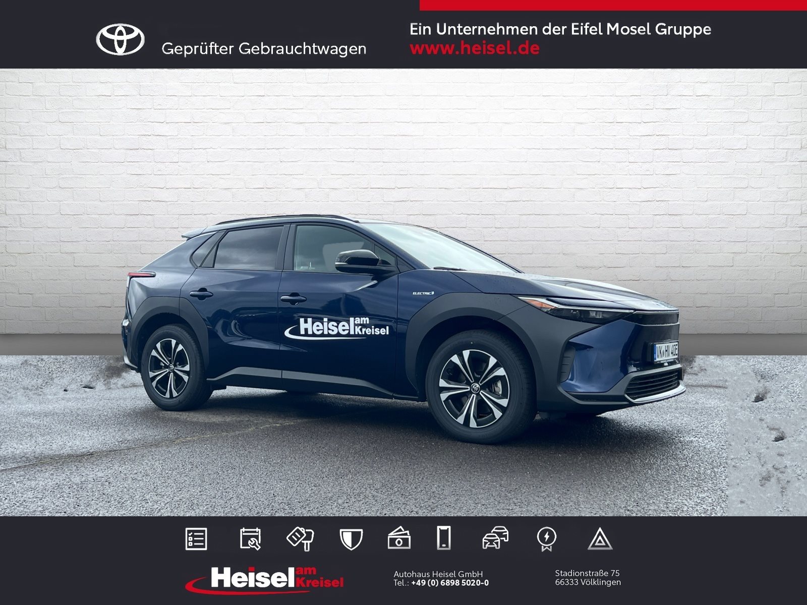 Foto 1 - bZ4X FWD --- Standort Völklingen ---, regentblau mica