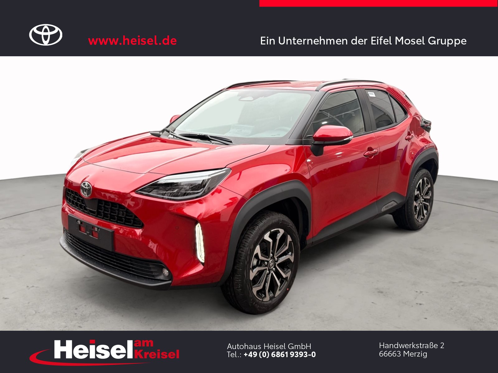 Foto 1 - Toyota Yaris Cross Hybrid FWD Teamplayer/Safety-Paket/Winter-Paket, karminarot