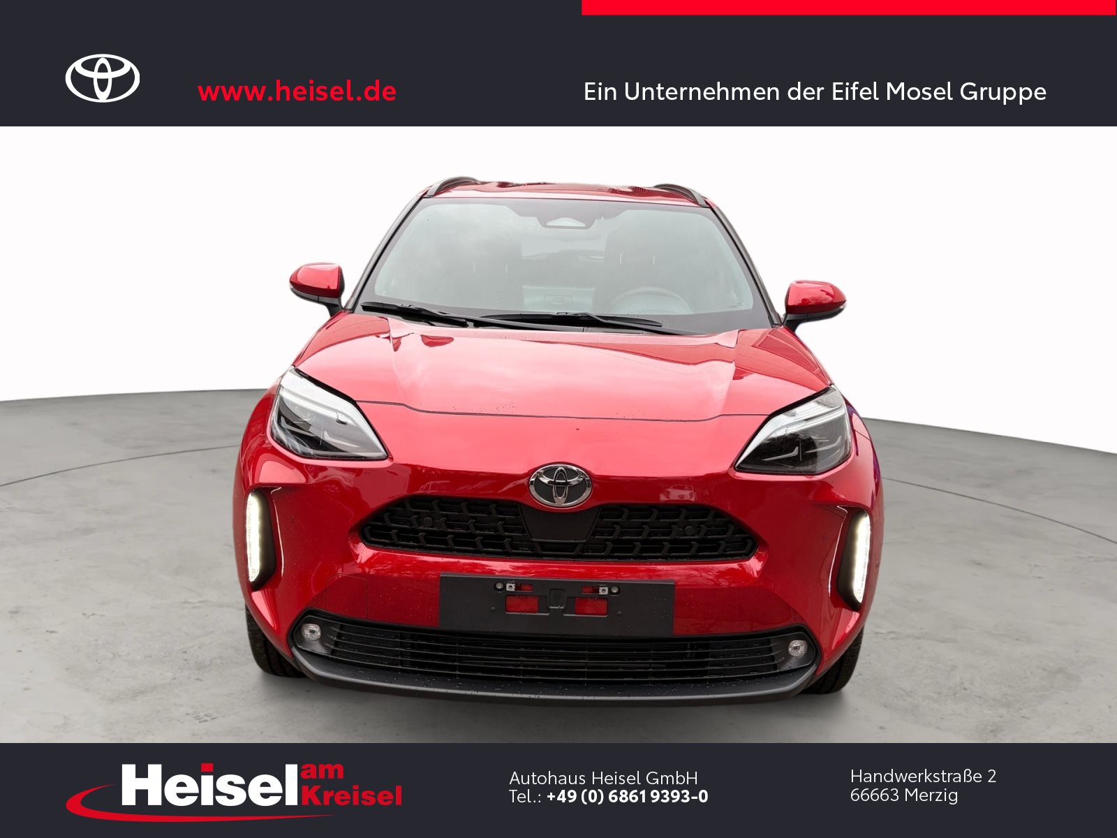 Foto 1 - Toyota Yaris Cross Hybrid FWD Teamplayer/Safety-Paket/Winter-Paket, karminarot