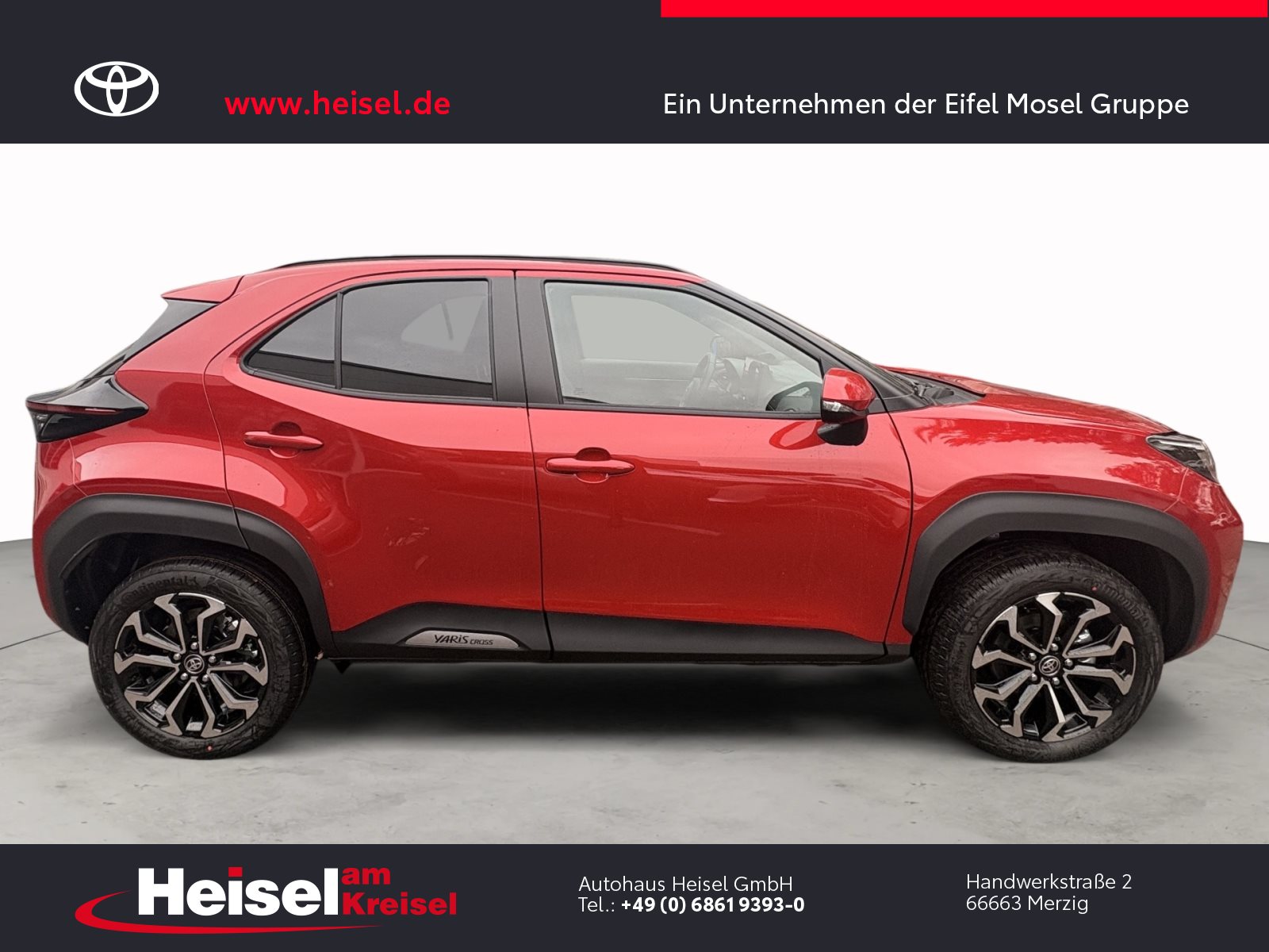 Foto 1 - Toyota Yaris Cross Hybrid FWD Teamplayer/Safety-Paket/Winter-Paket, karminarot