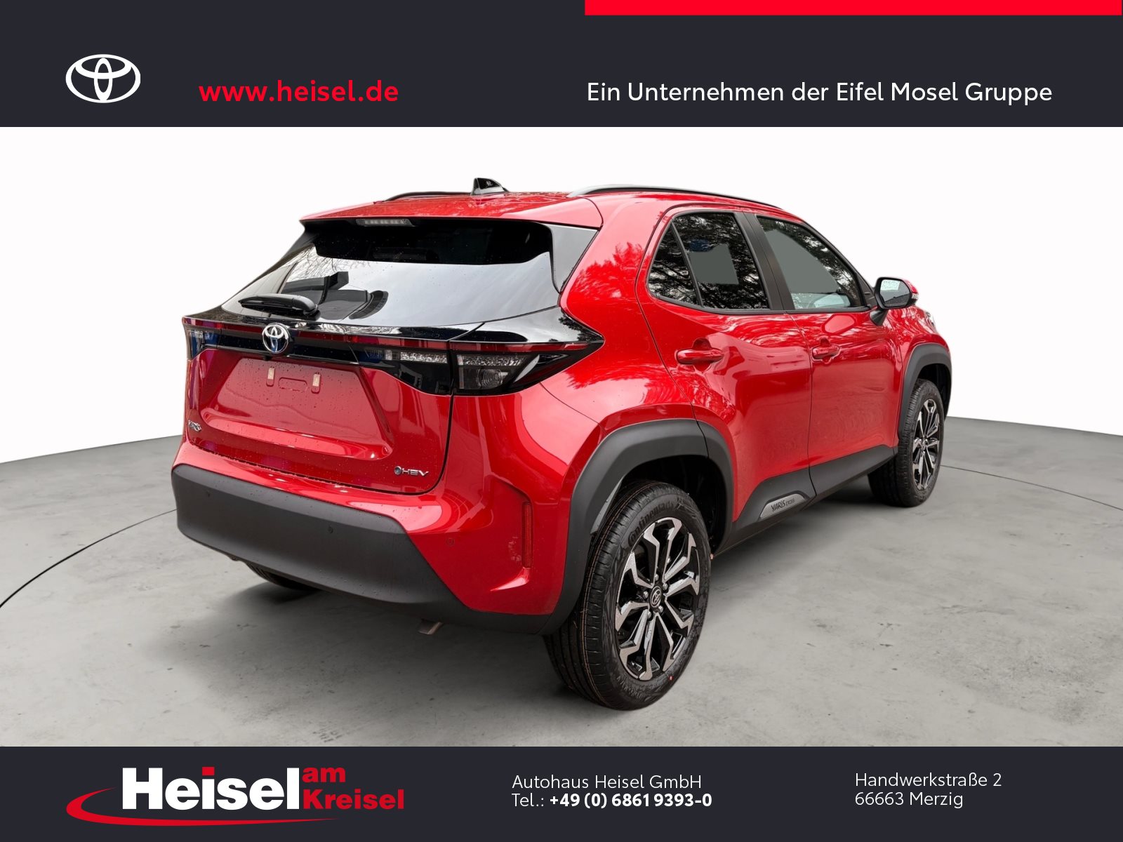 Foto 1 - Toyota Yaris Cross Hybrid FWD Teamplayer/Safety-Paket/Winter-Paket, karminarot