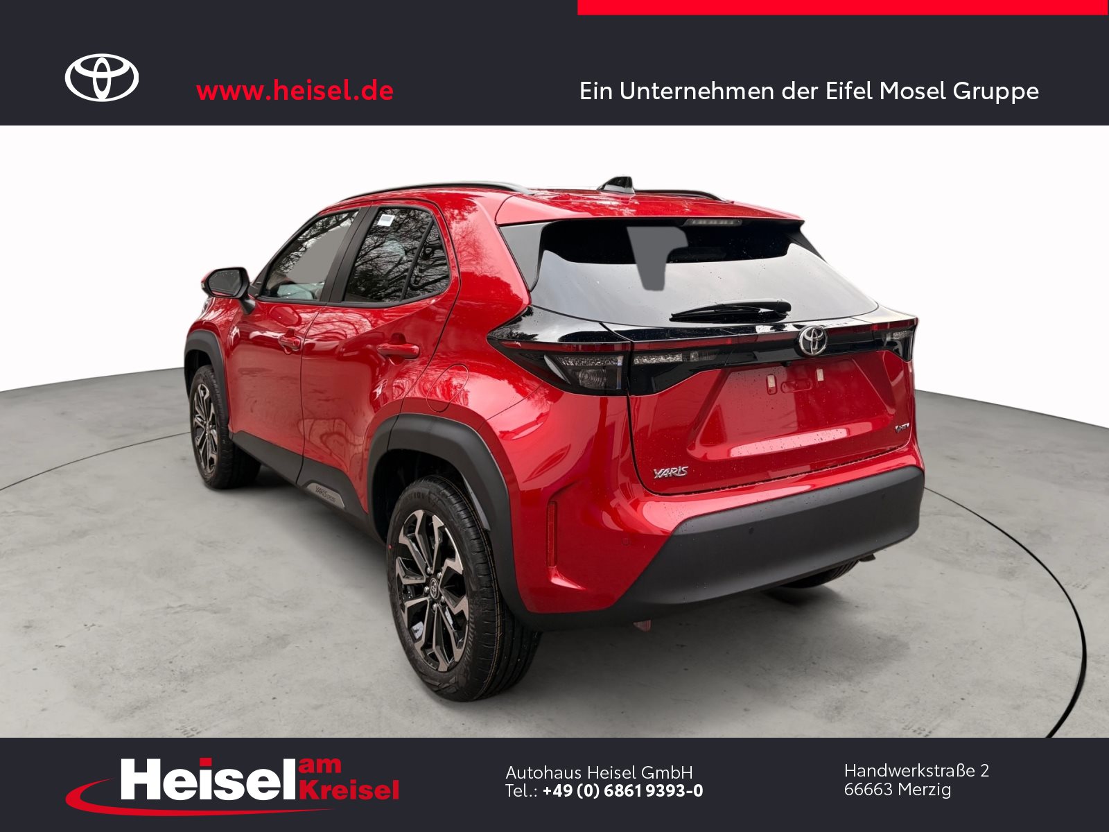 Foto 1 - Toyota Yaris Cross Hybrid FWD Teamplayer/Safety-Paket/Winter-Paket, karminarot