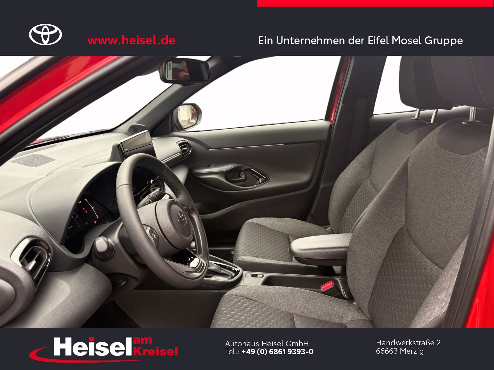 Foto 1 - Toyota Yaris Cross Hybrid FWD Teamplayer/Safety-Paket/Winter-Paket, karminarot