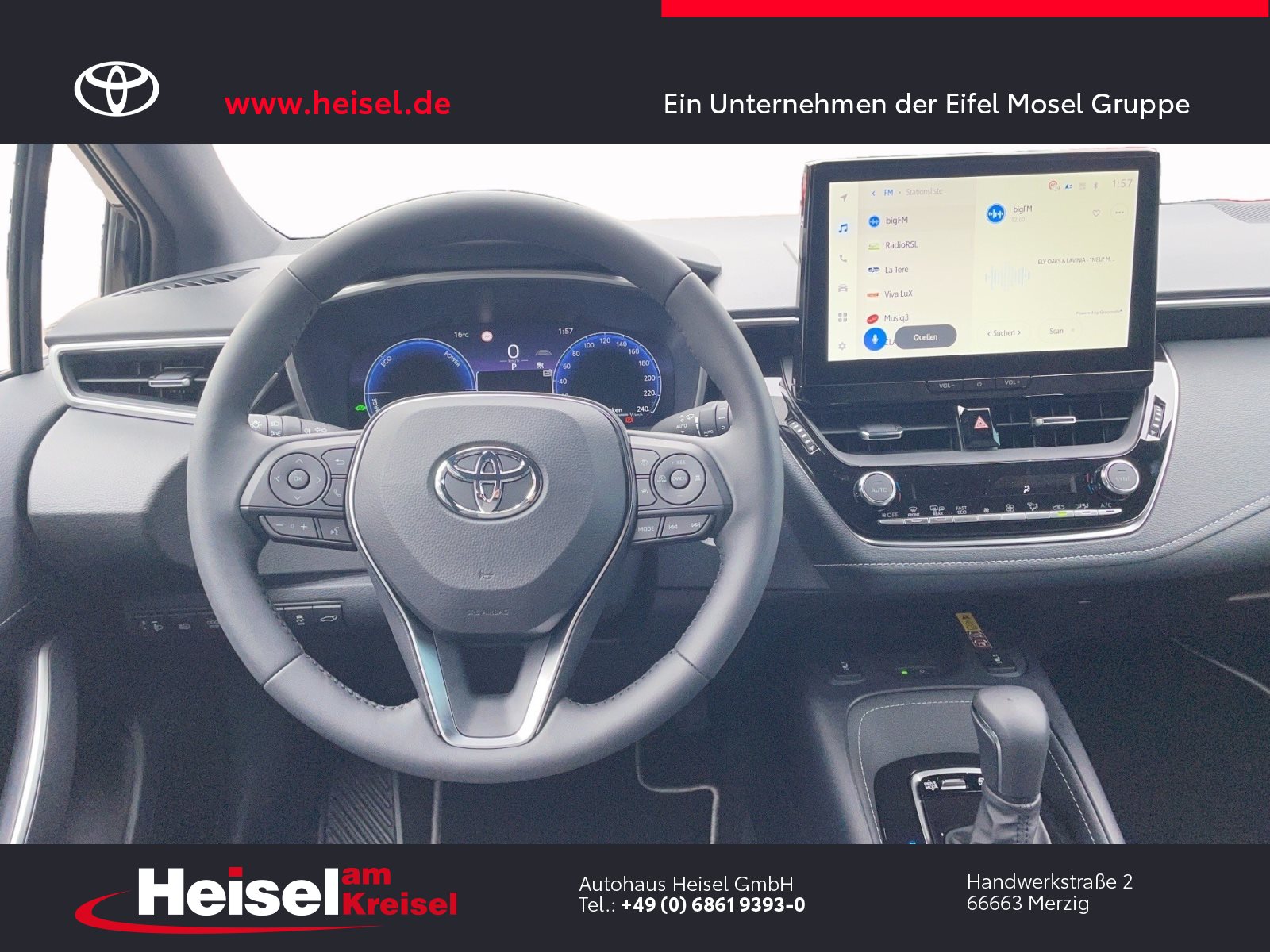 Foto 1 - Corolla Touring Sports 1,8 Hybrid Teamplayer/Technik-Paket, MYSTICSCHWARZ