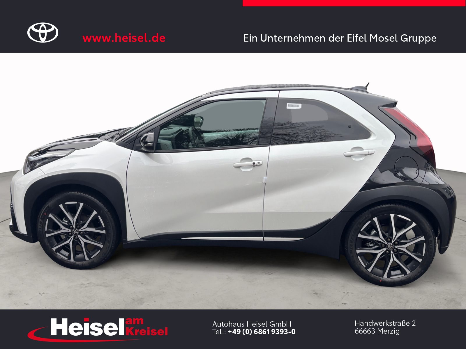 Foto 1 - Toyota Aygo X 1,5 Hybrid GR Sport/Premium-Canvas-Faltdach/JBL, Platinum White Pearl / Black