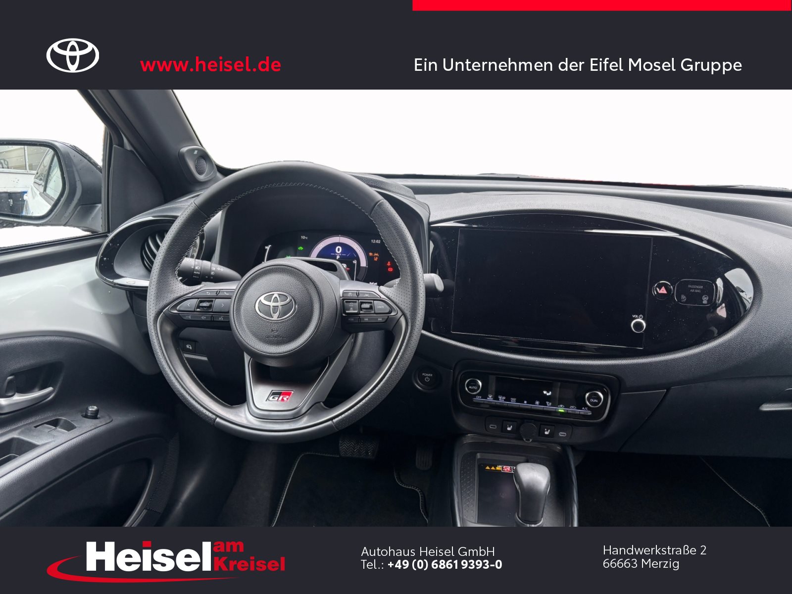 Foto 1 - Toyota Aygo X 1,5 Hybrid GR Sport/Premium-Canvas-Faltdach/JBL, Platinum White Pearl / Black