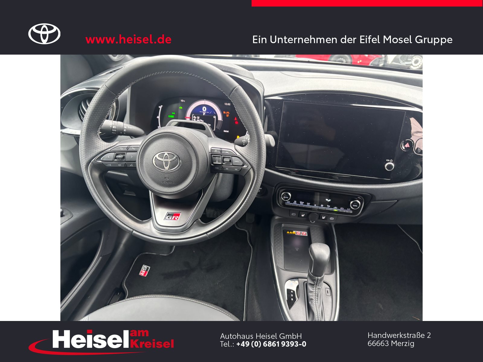 Foto 1 - Toyota Aygo X 1,5 Hybrid GR Sport/Premium-Canvas-Faltdach/JBL, Platinum White Pearl / Black