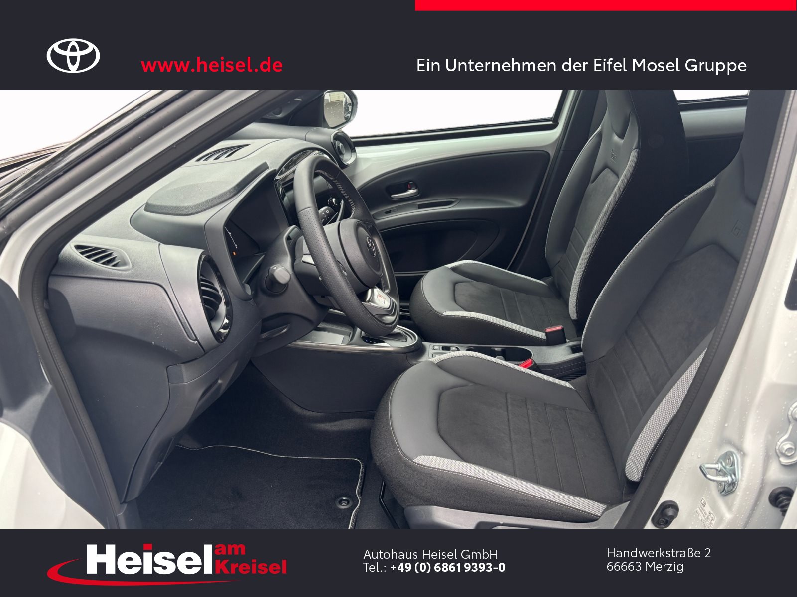Foto 1 - Toyota Aygo X 1,5 Hybrid GR Sport/Premium-Canvas-Faltdach/JBL, Platinum White Pearl / Black