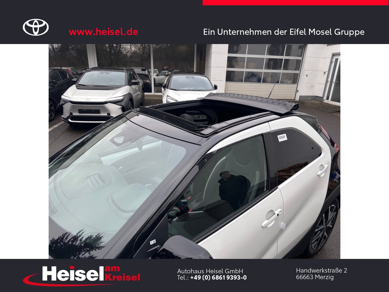 Foto 1 - Toyota Aygo X 1,5 Hybrid GR Sport/Premium-Canvas-Faltdach/JBL, Platinum White Pearl / Black