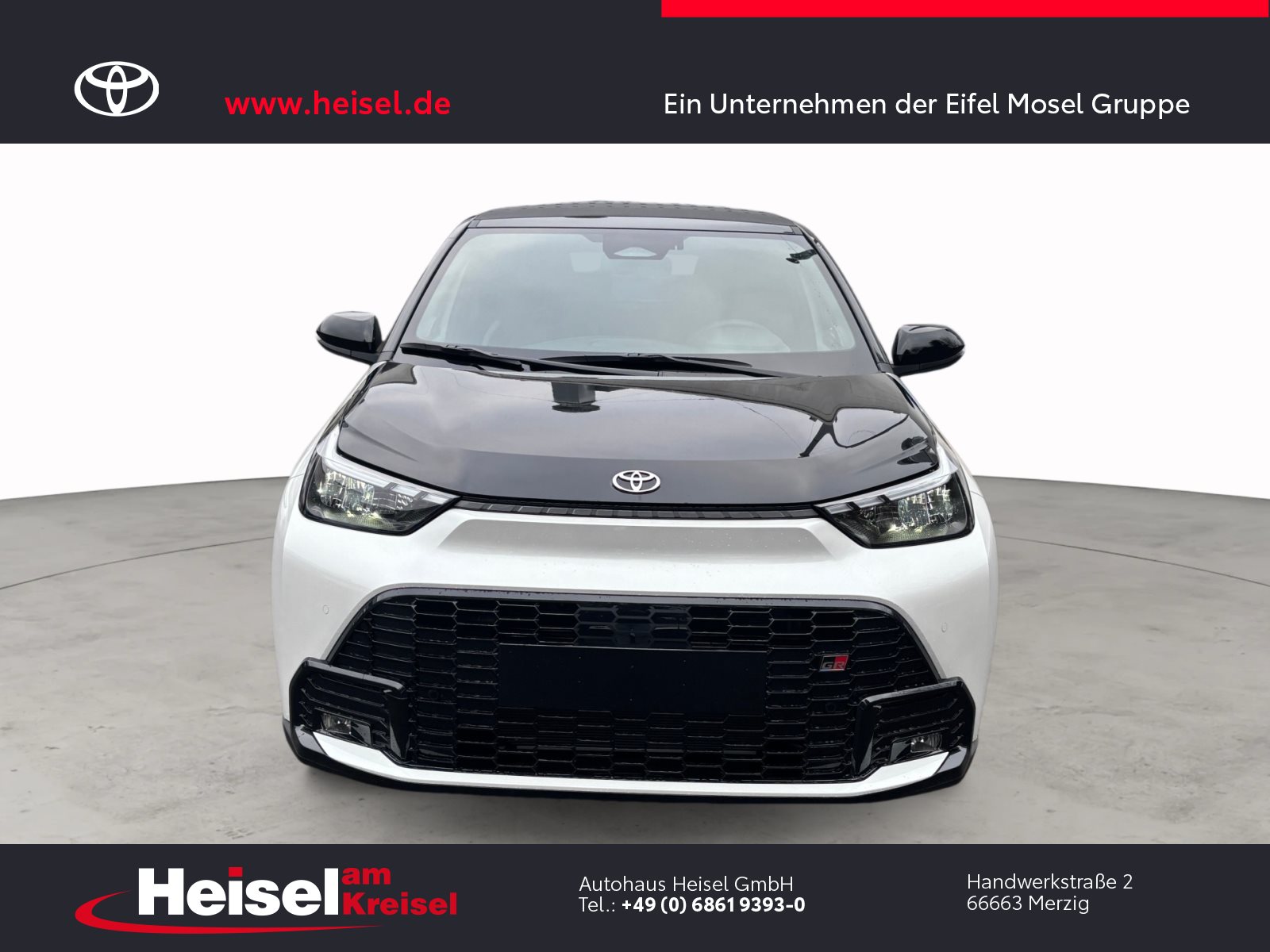 Foto 1 - Toyota Aygo X 1,5 Hybrid GR Sport/Premium-Canvas-Faltdach/JBL, Platinum White Pearl / Black