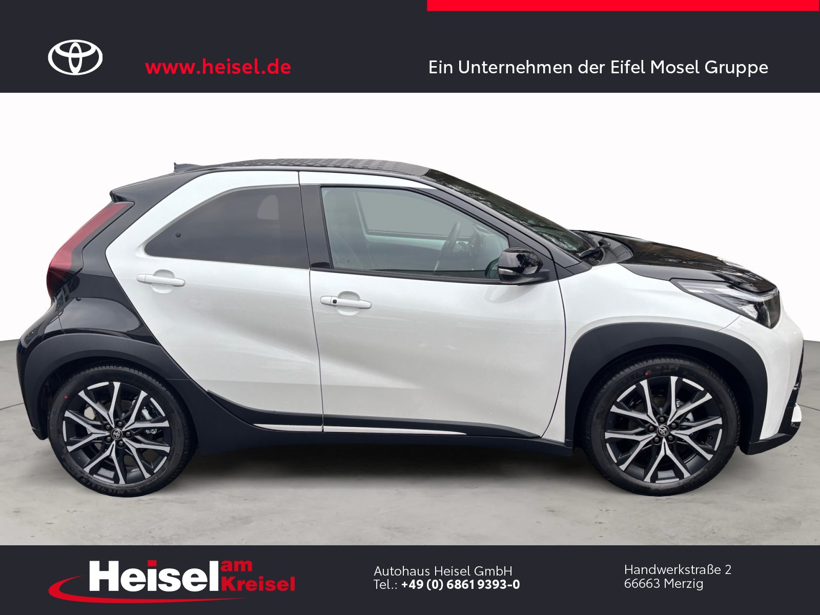 Foto 1 - Toyota Aygo X 1,5 Hybrid GR Sport/Premium-Canvas-Faltdach/JBL, Platinum White Pearl / Black