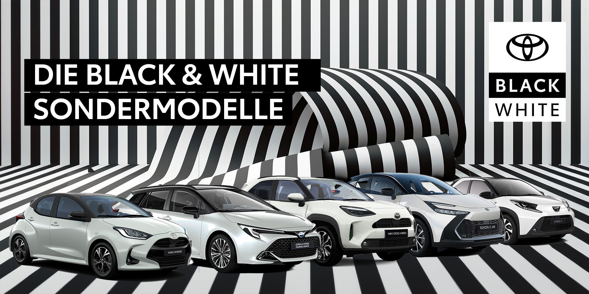 Header Landingpage Toyota Black & White Angebote